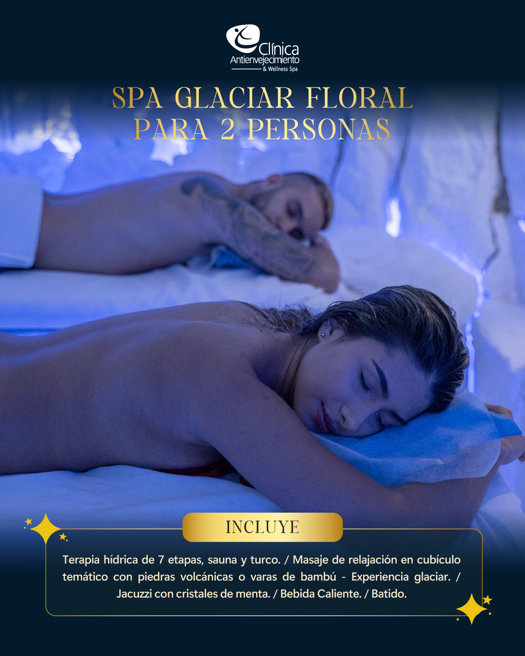 Día de Spa Glaciar para dos personas