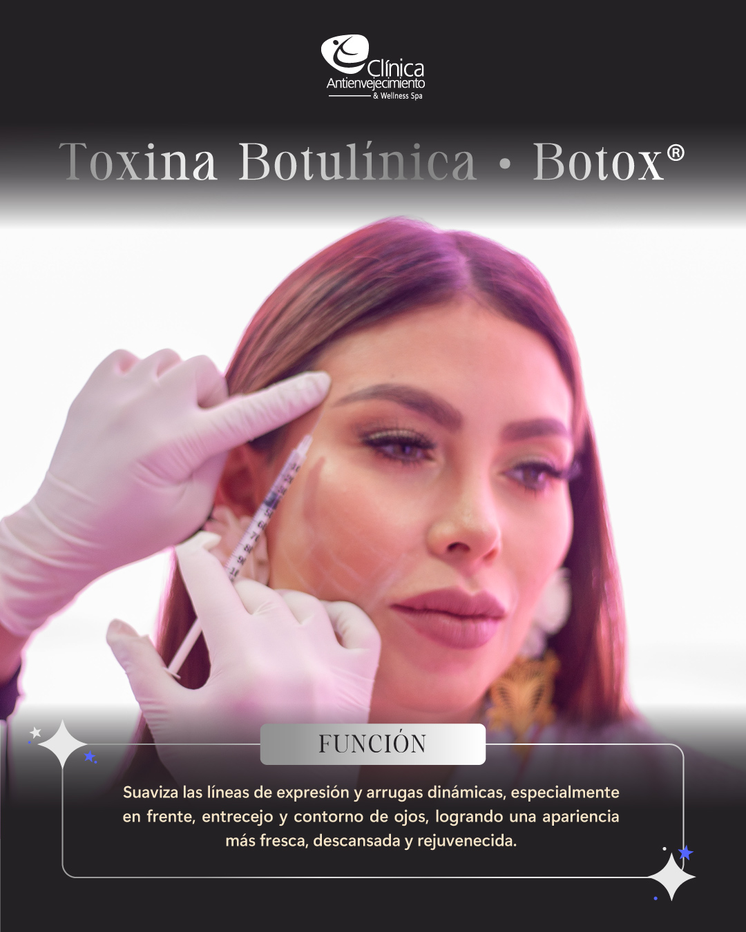 Toxina Botulínica · Botox® en Medellín — Clínica Antienvejecimiento