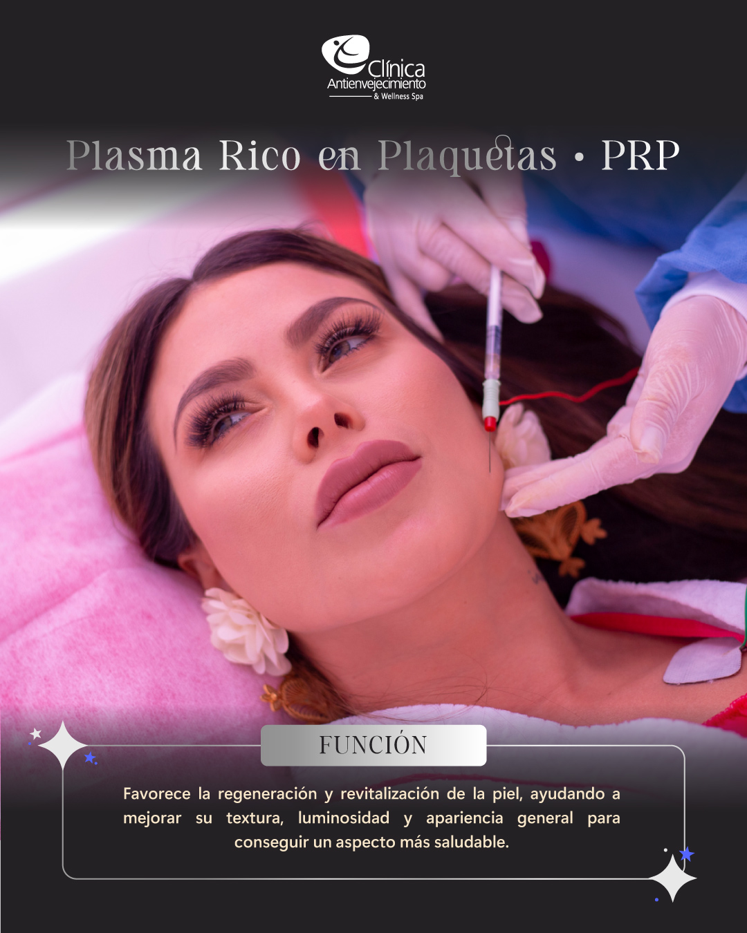 Plasma Rico en Plaquetas · PRP en Medellín — Clínica Antienvejecimiento