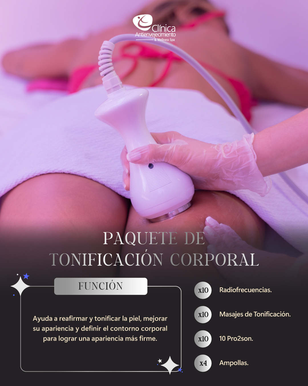 Paquete de Tonificación Corporal en Medellín — Clínica Antienvejecimiento