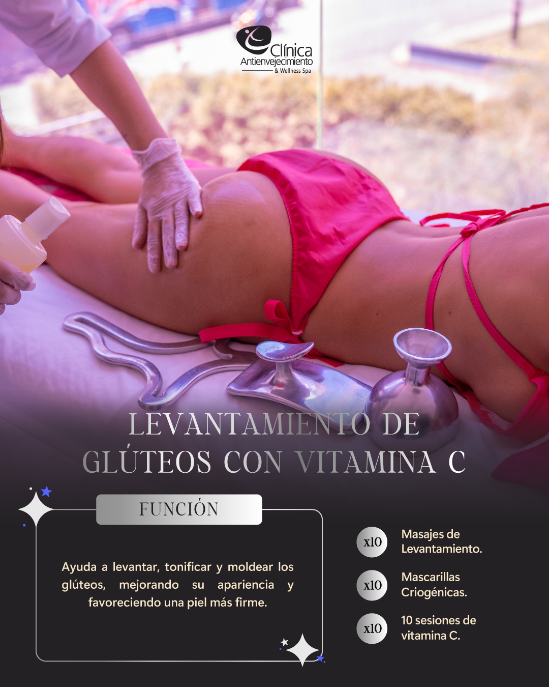 Levantamiento de Glúteos con Vitamina C en Medellín — Clínica Antienvejecimiento